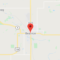 Beatrice, NE map