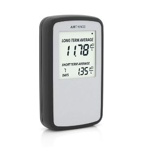 Airthings Corentium home radon test product image. Get pricing and more details on Amazon.
