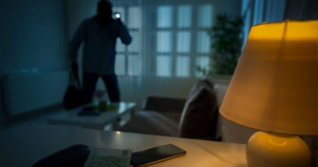 intruder in home