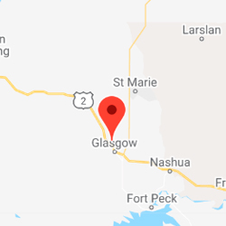 Glasgow, Montana, map image