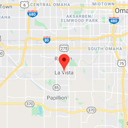 La Vista, NE map