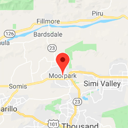 Geographic location of Moorpark, CA