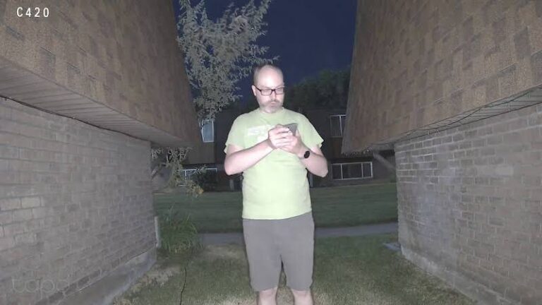 Tapo C420S2 nighttime video quality using spotlight