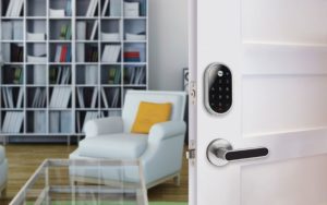 yale lock on door
