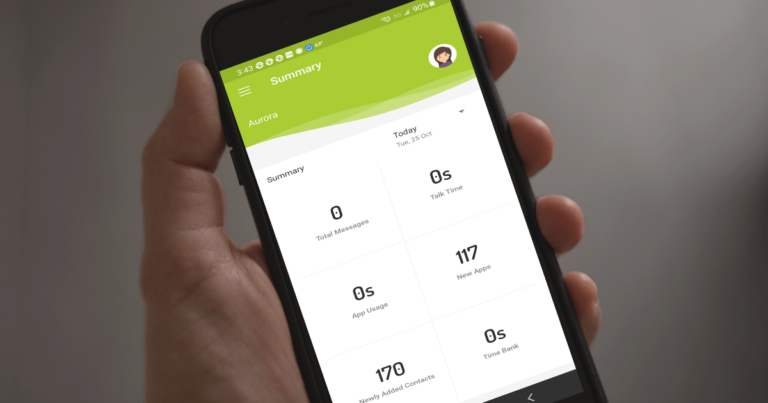 "family time app in use"