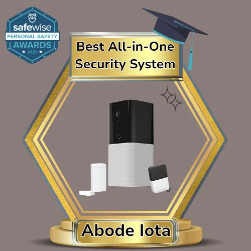 The Abode Iota wins Best Dorm/Apartment Security System for College Students in the SafeWise Personal Safety Awards 2025. Learn more in our review