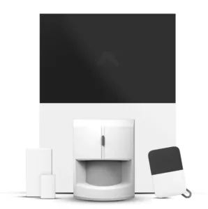 Abode Smart Security Kit. This photo will open a link to the Abode website when clicked.
