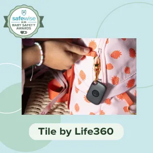 Tile by Life360 wins best Bluetooth tracker in the 2026 SafeWise Baby Safety Awards