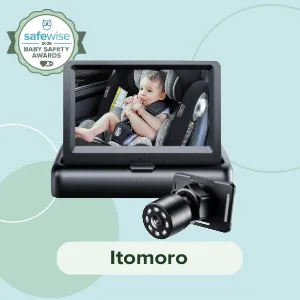 Itomoro named Best Baby Car Mirror Camera in the 2026 SafeWise Baby Safty Awards
