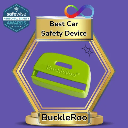 BuckleRoo wins Best Car Safety Device for Neurodivergent Individuals in the SafeWise Personal Safety Awards 2025. Learn more on especialneeds.com.