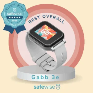 Gabb Watch wins the best overall kids smartwatch in the SafeWise Kids Safety Awards 2025.
