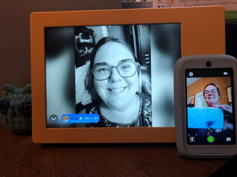 The myFirst Camera 50 takes quality photos and the Frame Doodle displays them