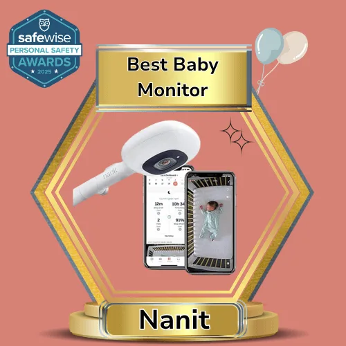Nanit wins Best Baby Monitor for Parents in the SafeWise Personal Safety Awards 2025. Learn more in our review.