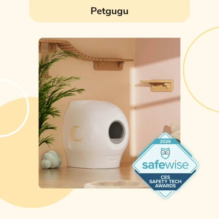 Petgugu named a SafeWise Best of CES 2026 winner in the smart home category. Read more about Petgugu on its website.