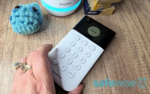 Testing out the SimpliSafe keypad.