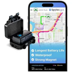 View the current price of the Spytech Mini GPS vehicle tracker on Amazon