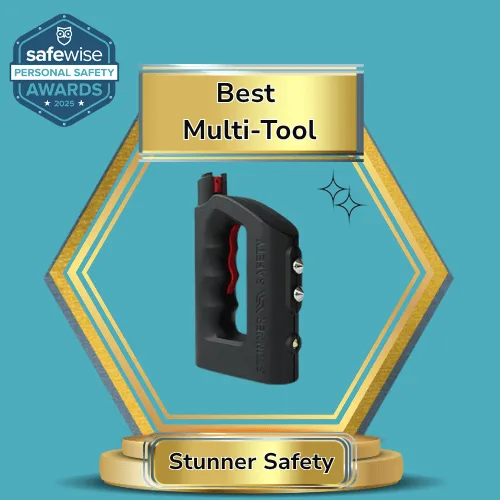 The Stunner wins Best self-defense multi-tool for Women in the SafeWise Personal Safety Awards 2025. Learn more in our review.