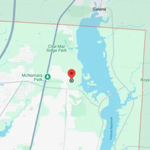 Map of Genoa, Ohio, one of the safest cities in 2025, showing its location.