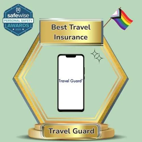 Travel Guard wins Best Travel Insurance for LGBTQIA+ individuals in the SafeWise Personal Safety Awards 2025. Learn more at Travel Guard.
